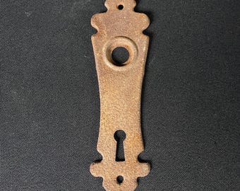 Antique Architectural Salvage Arts and Crafts Door Plate