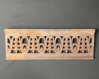 Antique Architectural Salvage Fireplace Cover Art Deco Nouveau Cast Iron Mantle Summer Door From The Collection Of Fellenz Antiques