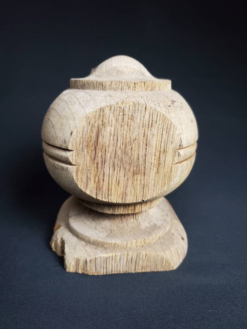 Newel Post Cap. Finial. Antique Newel Post Cap Unfished Hand Etsy