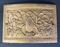 Antique Architectural Salvage Fireplace Cover Art Deco Nouveau Cast Iron Mantel Summer Door from The Collection of Fellenz Antiques