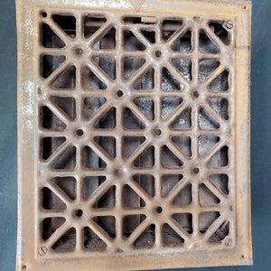 Par a juego de cubiertas de ventilación de suelo antiguo de | Etsy