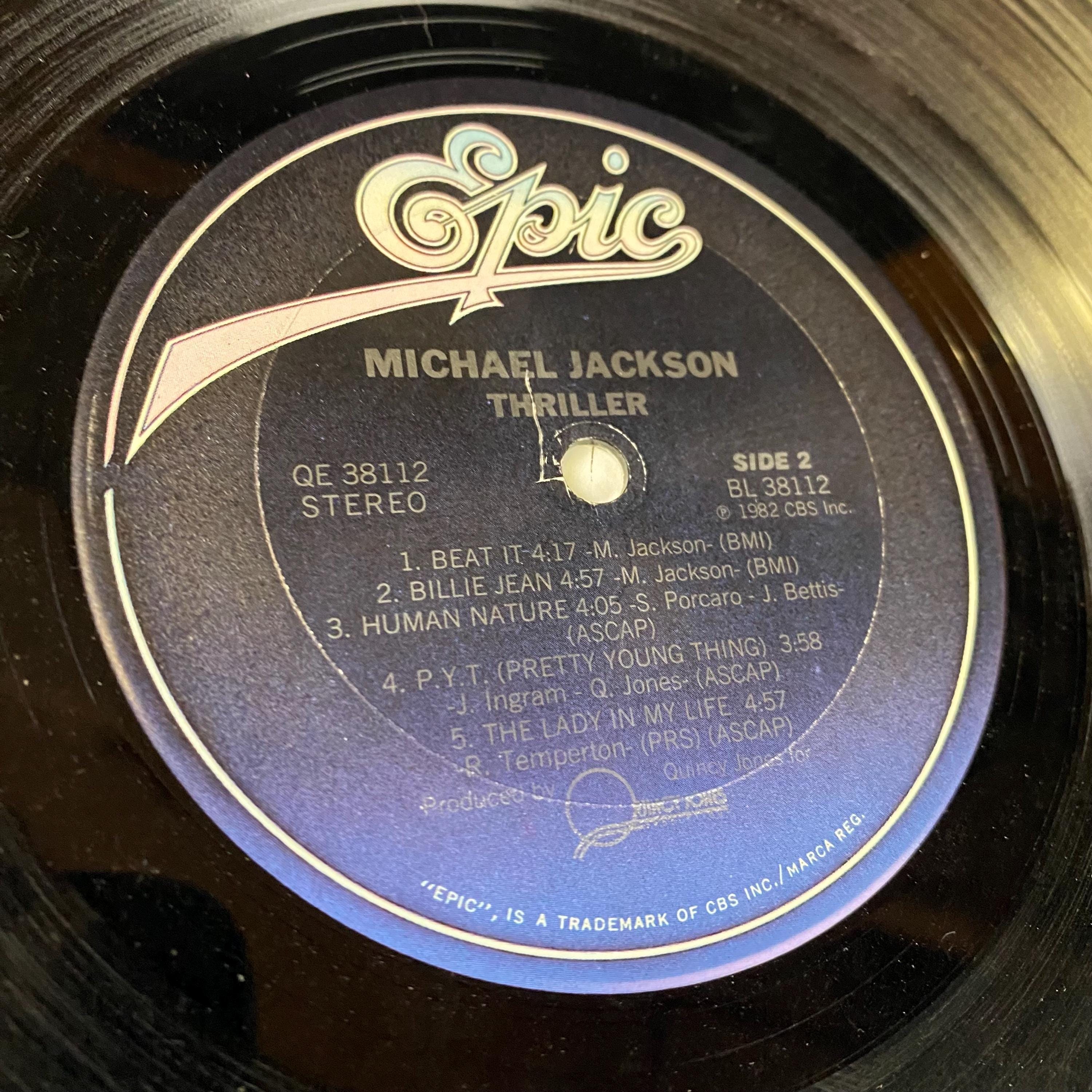 Micheal Jackson Thriller Record Produced by Quincy Jones - QE