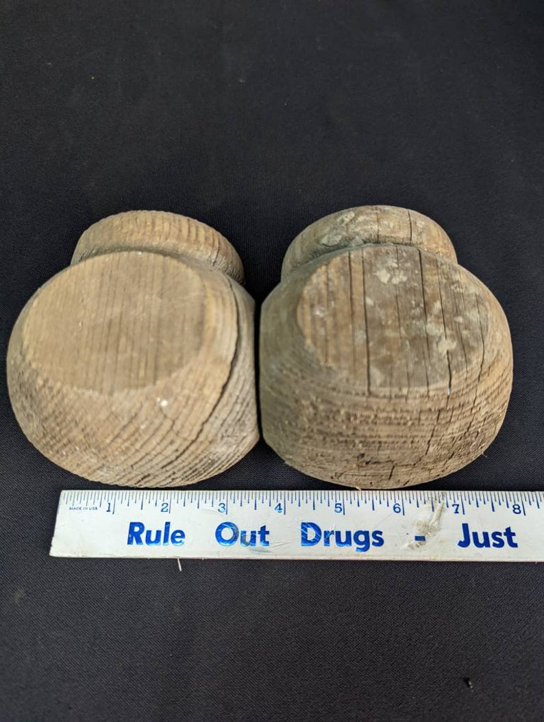 Newel Post Cap. Finial. Antique Newel Post Cap Hand Carved. Etsy