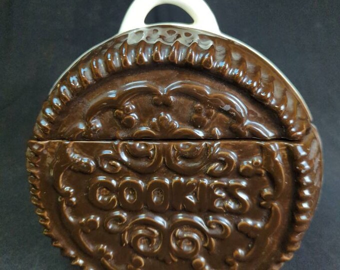 Vintage Oreo Shaped Cookie Jar Etsy