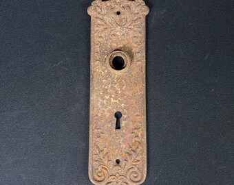 Antique Architectural Salvage Arts and Crafts Corbin Loraine Door Plate