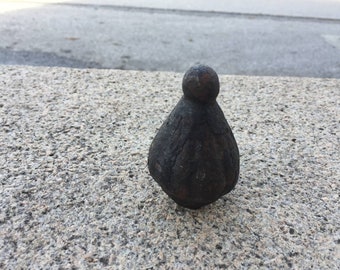 Antique Architectural Salvage Cast Iron Decorative Finial Fragment from The Collection Of Fellenz Antiques