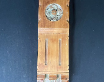 Anrique Architectural Salvage Large Art Deco Plinth Block with Rosette Motif