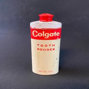Vintage 1950s Colgate tooth powder free shipping