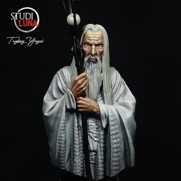 Saruman the White Hand-painted Collectible