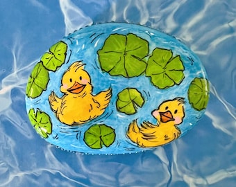 Happy Life, stone art, kindness rock, gift