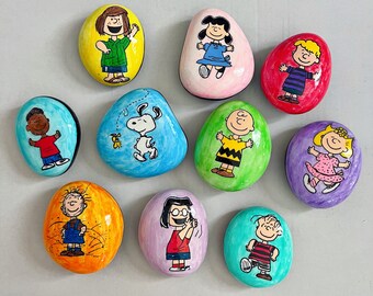 Friends hand painted rocks,  stone art, gifts, kindness rocks