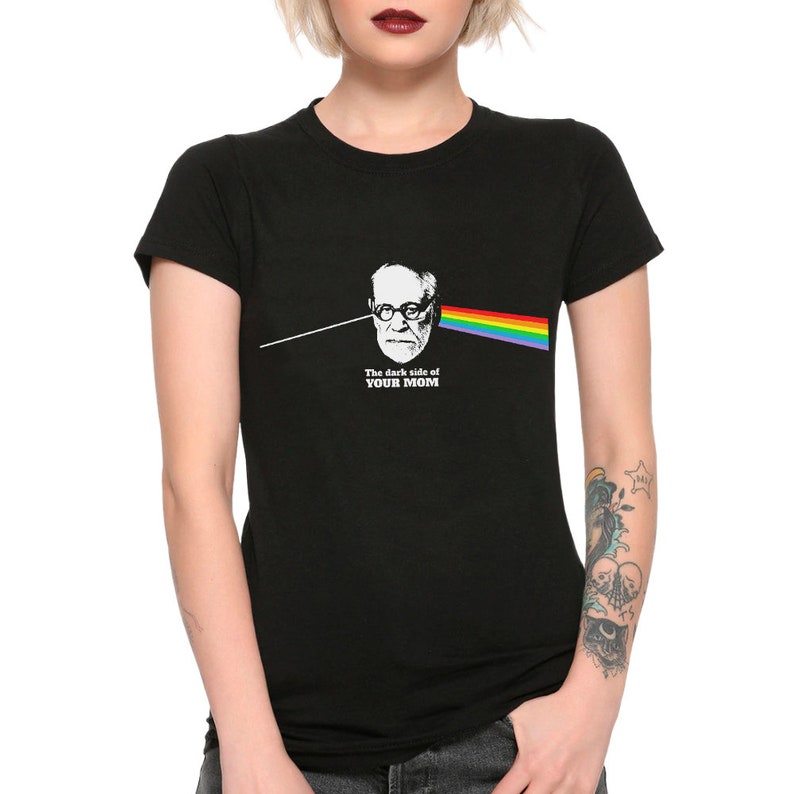 pink freud the dark side of your mom t shirt