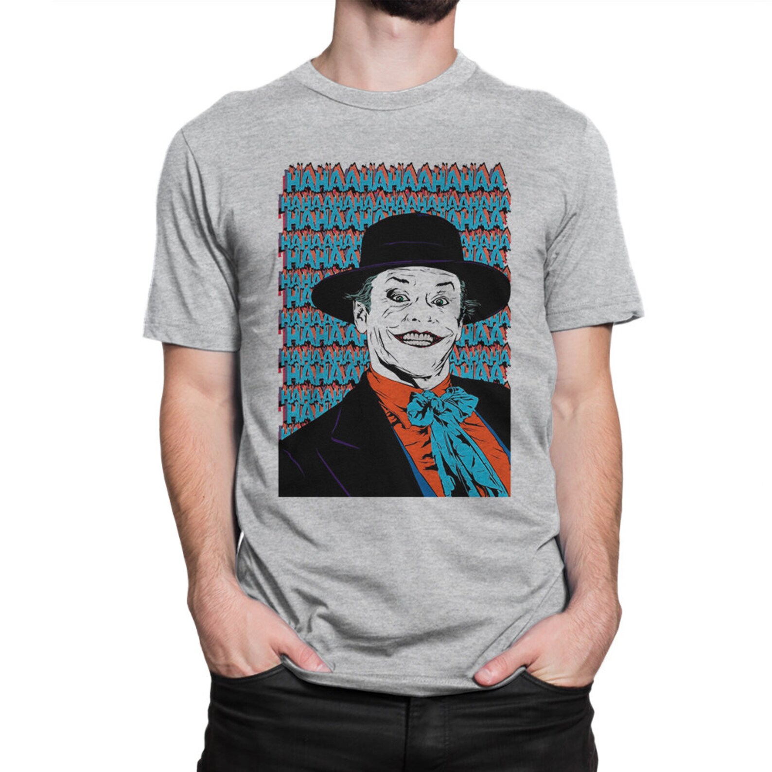 Joker Jack Nicholson TShirt Teeshirt en coton de haute Etsy