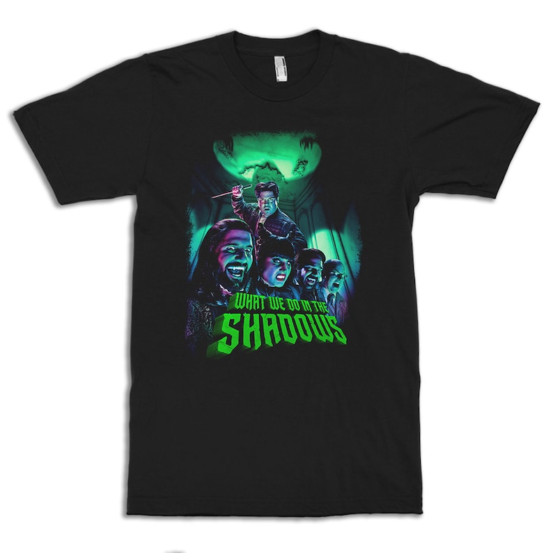 What We Do in the Shadows Black TShirt 100 Cotton Tee Etsy