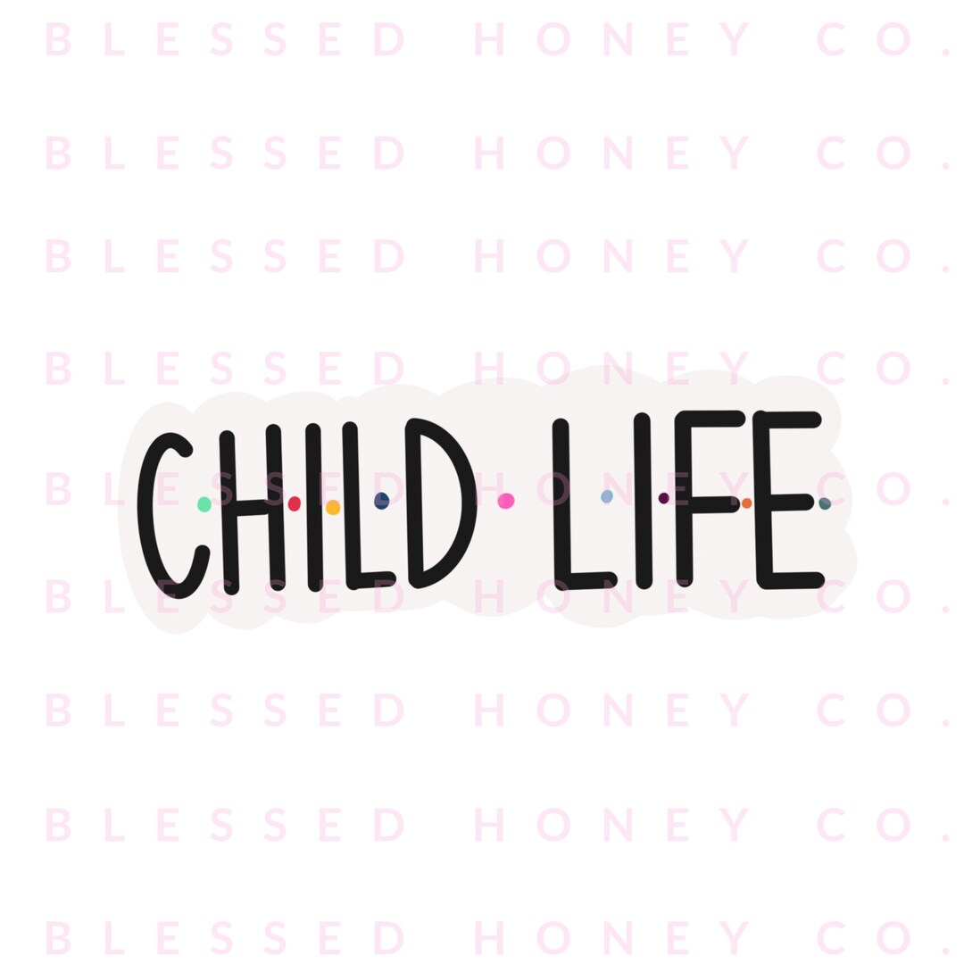 Child Life Specialist Sticker, Child Life Sticker, Friends Inspired