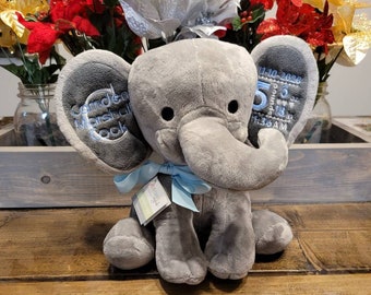 cuddly elephant for baby