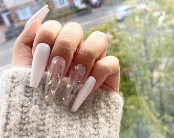 Glitter Nails Etsy