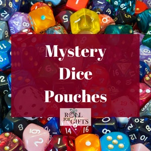Mystery Dice Sets. Dice, mystery dice, mystery bag