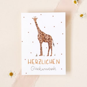 Postkarte Geburtstag Giraffe A6 Karte Kindergeburtstag Postkarte Kinder Postkarte Geburtstag Geburtstagskarte Geburtstagsgeschenk