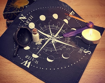 Altar Cloth | Travel Size | Small | Witch | Wicca | For Wiccans | Miniature | UK