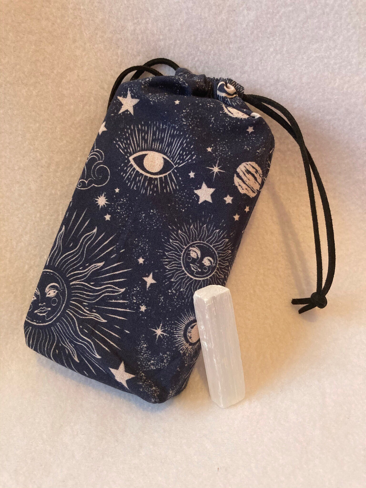 Fabric Tarot Card Drawstring Bag - Etsy