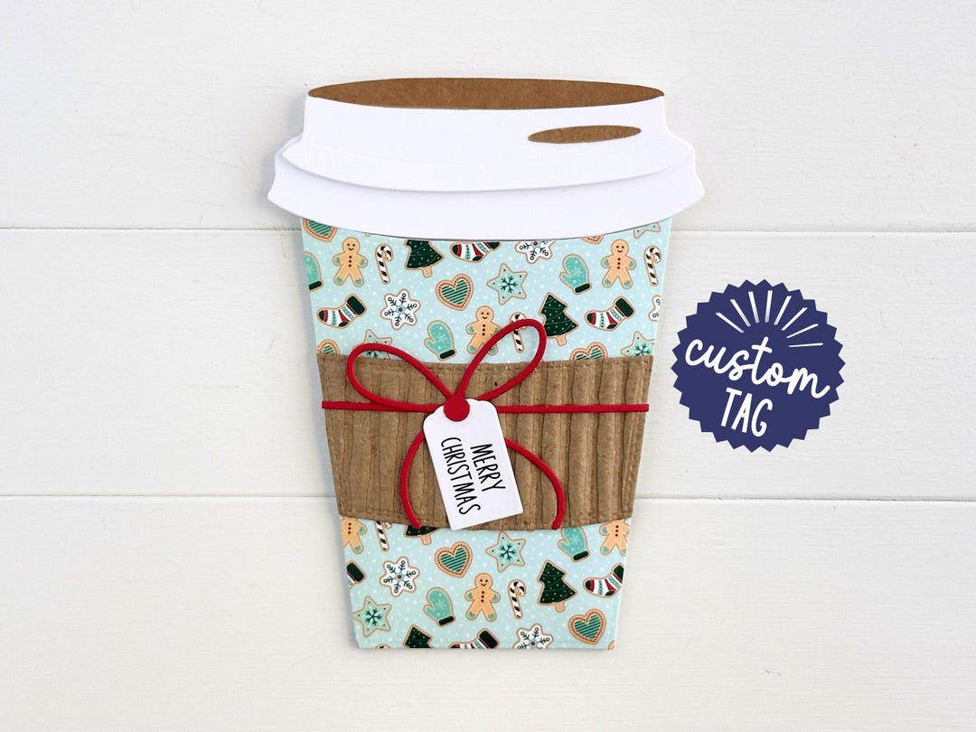 Christmas Teacher Gift Card Holder, Coffee Cup Gift Card Holder, Gifts ...