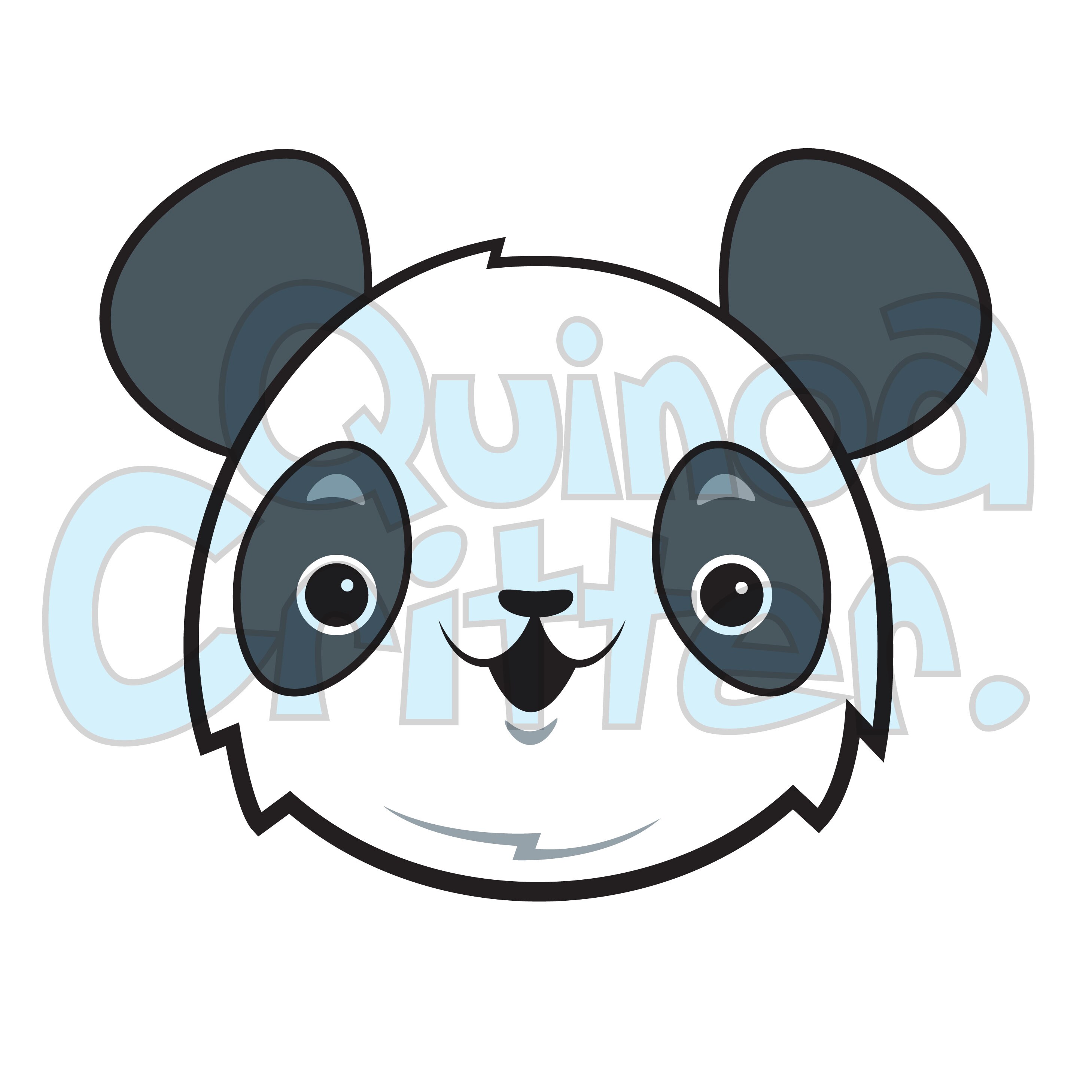 Panda Emoji Clipart Bundle Download Cute Emojis Cartoon ...