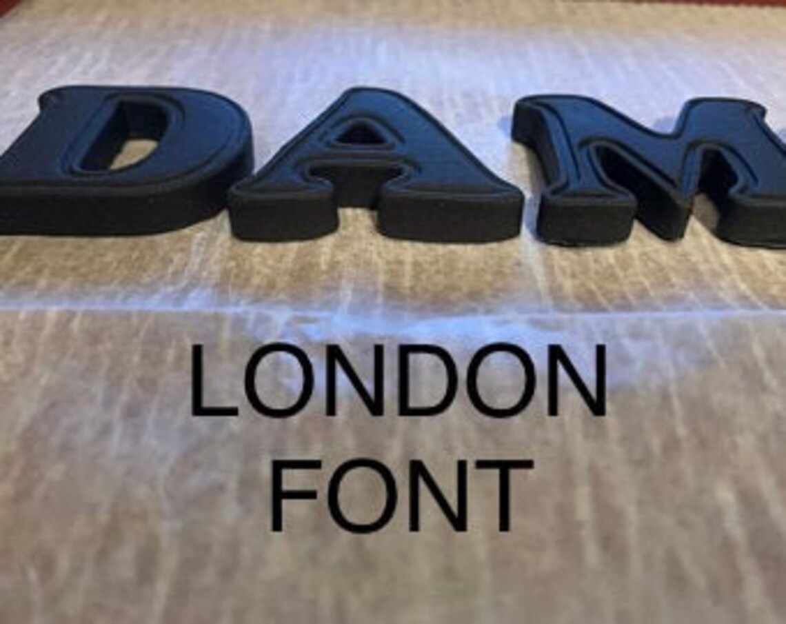 Edible fondant letters cake decorations letters and numbers Etsy