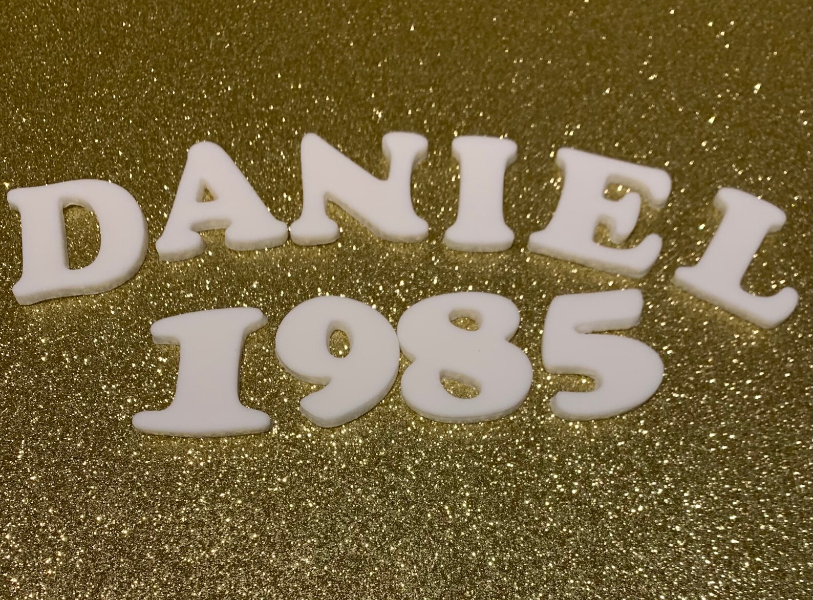 Edible fondant letters cake decorations letters and numbers Etsy