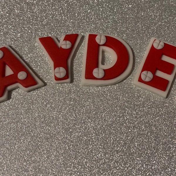 Fondant Letters - Etsy