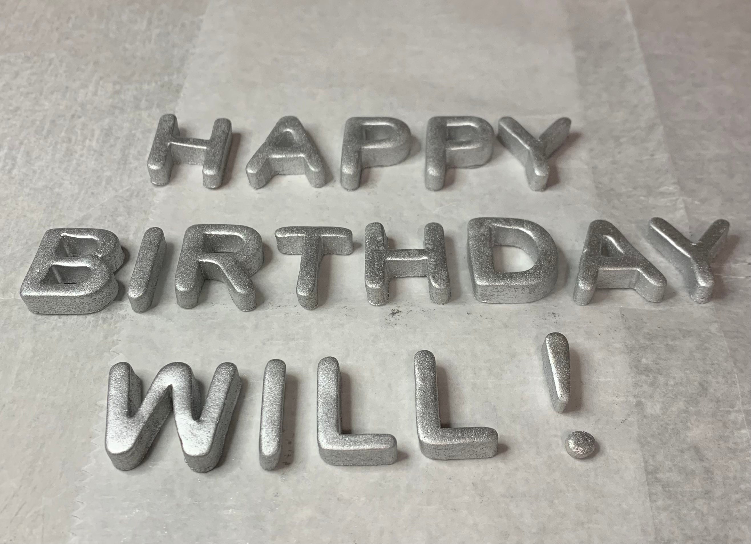 Edible fondant letters cake decorations letters and numbers Etsy