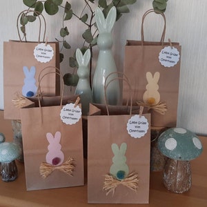 Sacchetti regalo Cesti pasquali Sacchetti di carta Sacchetti pasquali Sacchetti regalo Sacchetti coniglietto pasquale