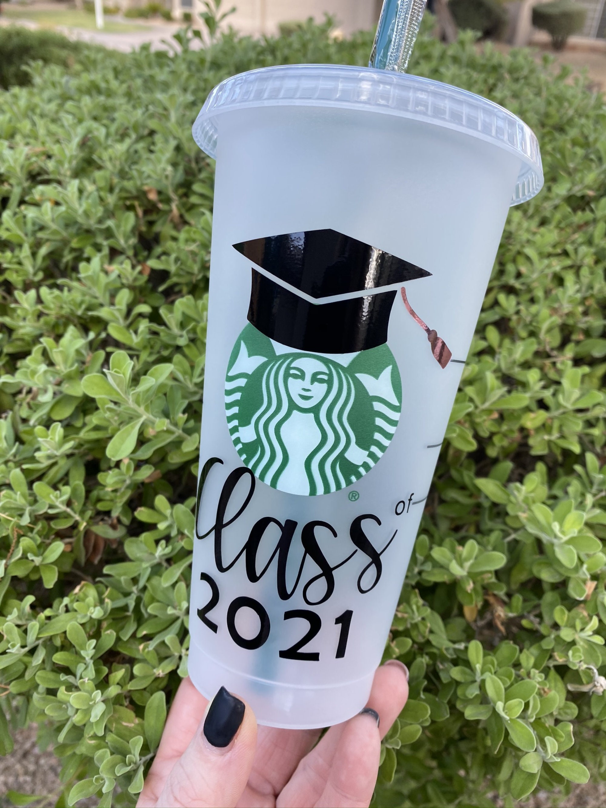 Graduation Starbucks cup, Custom Starbucks cup, Venti Starbucks tumbler,  Grad tumbler cup, Personalized