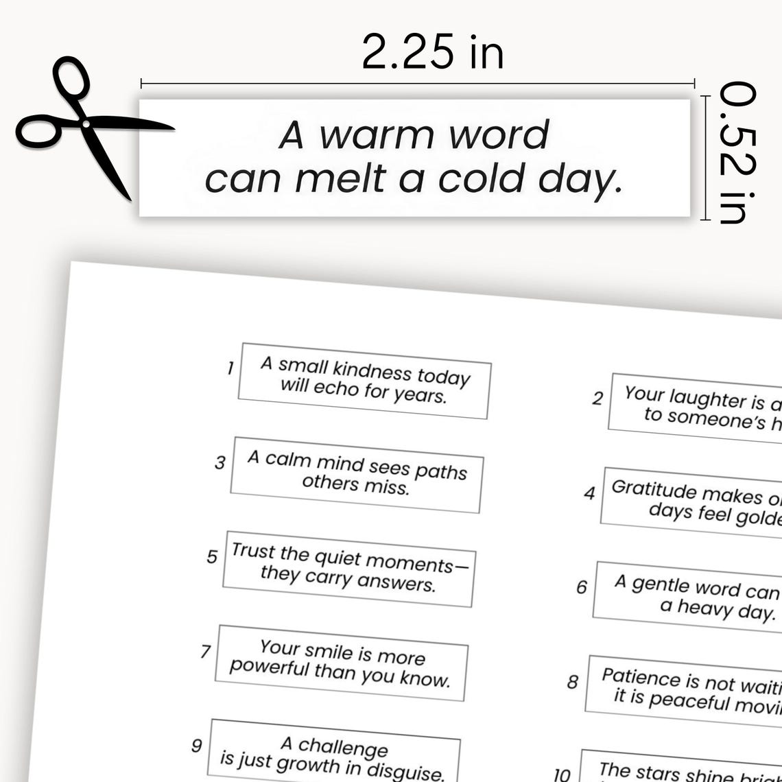 1000 Fortune Cookie Messages – A Collection of Cut-out Strips for ...