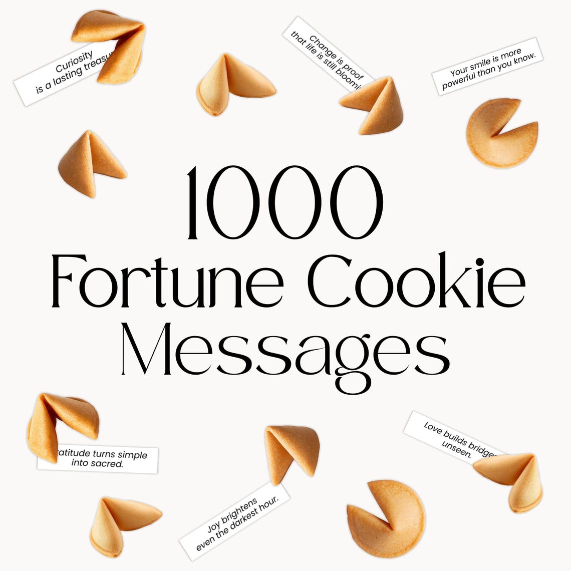 1000 Fortune Cookie Messages – A Collection of Cut-out Strips for ...