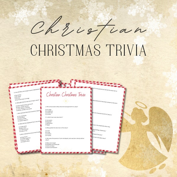 Christmas Trivia - Etsy