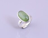 Natural Citrine AAA Quality Boho Silver Ring,925-Sterling Silver Ring,Cut Stone Ring Women Oval Ring,Middle Finger Ring,Gift For Her