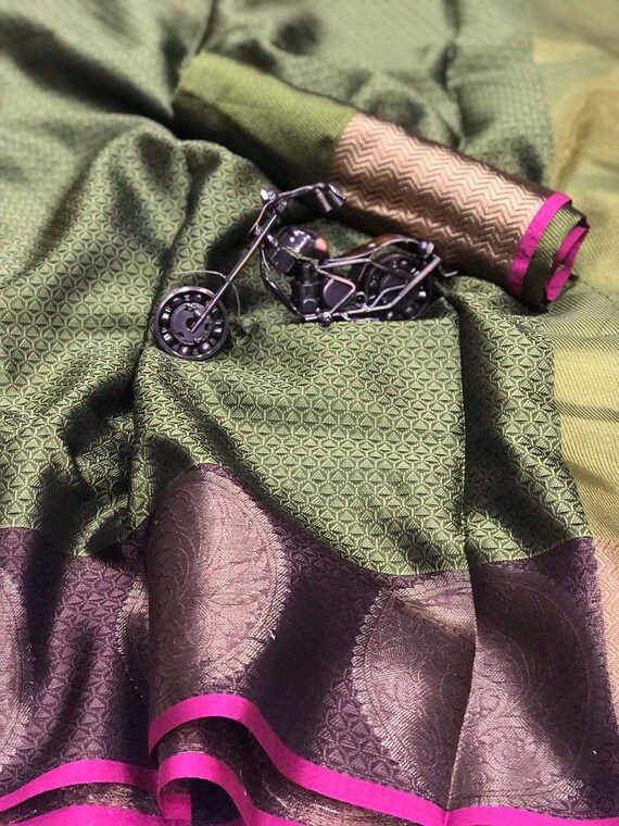 sari Saree indian saree kora muslin weaving saree and blouse for women designer Saree wedding saree saris saree dress golden saree