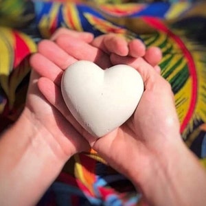 BFF Heart Cement - Set of (2)