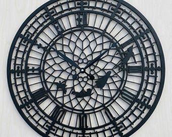 ピーターパンとウェンディのビッグベン - スクエア壁掛け時計 - 子供