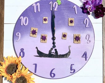 Rapunzel Inspired Clock || Lost Princess Clock || Best Day Ever Clock ||