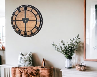 Mickey Farmhouse Clock || Hidden Mickey Clock || Disney Clock