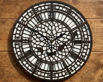 ピーターパンとウェンディのビッグベン - スクエア壁掛け時計 - 子供