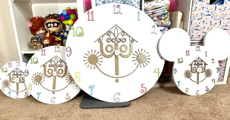 Colorful Its A Small World Clock Small World Ride Clock Disney World Ride Clock image 6