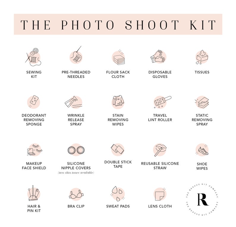 The Photo Shoot Kit Influencers Photographers Videographers Event Coordinators Style Kit Styling Tools Fashion Kit Bloggers Fashion Stylist image 4