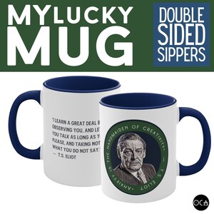T.S. Eliot Mug (Doublesided)