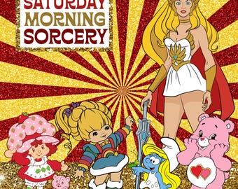 Saturday Morning Sorcery Tea Sampler Gift Set: 6 Herbal Cartoon Blends