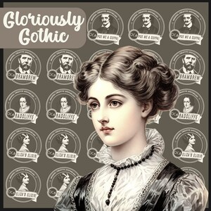 Gloriously Gothic Writer&#39;s TeaRing (Herbal Tea Sampler Set/Gift Set/6 teas)