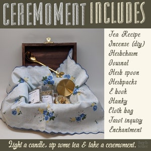 Persephone's Pleasure Herbteller Ceremoment - Tea,Incense,Ritual,Oil Set-Goddess Magick