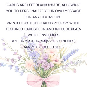 Watercolour wildflowers anniversary card with the wording Happy anniversary to a very Special
Mum & Dad